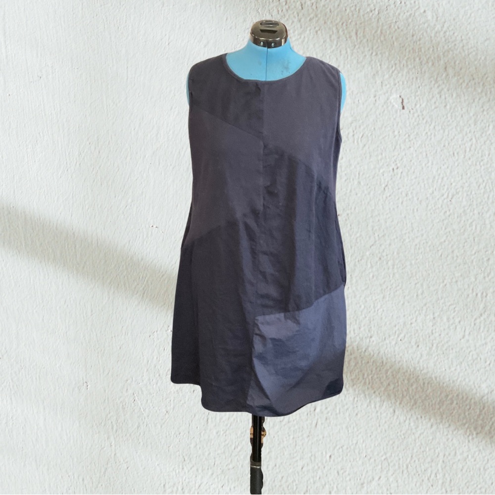 CYNTHIA RAWLEY Textured Patchwork Dress | 1X